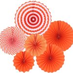 Orange hanging fans signal the season